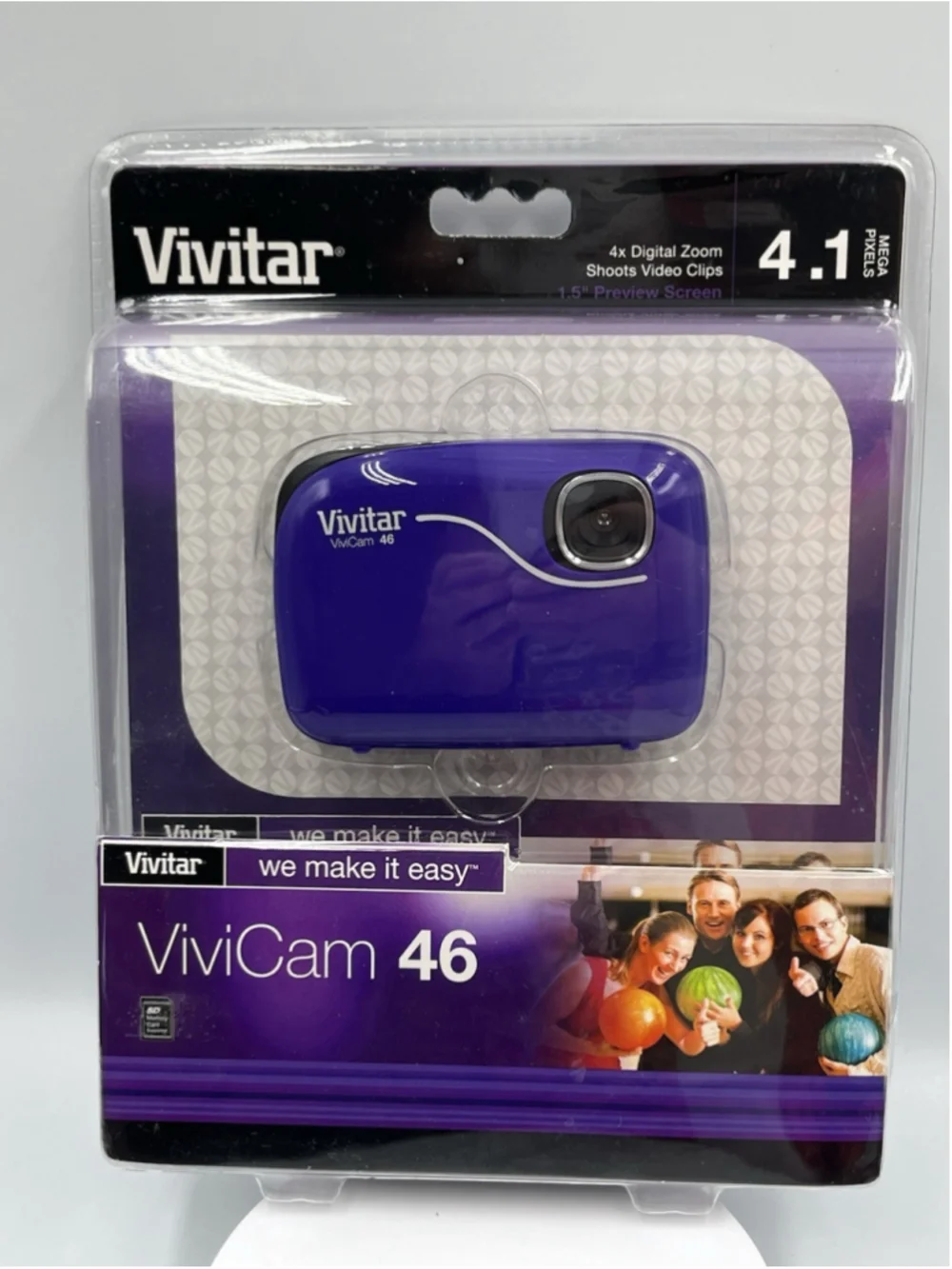 Vivitar ViviCam 46 Vintage Compact Digital Camera 4.1 MP Y2K New Sealed